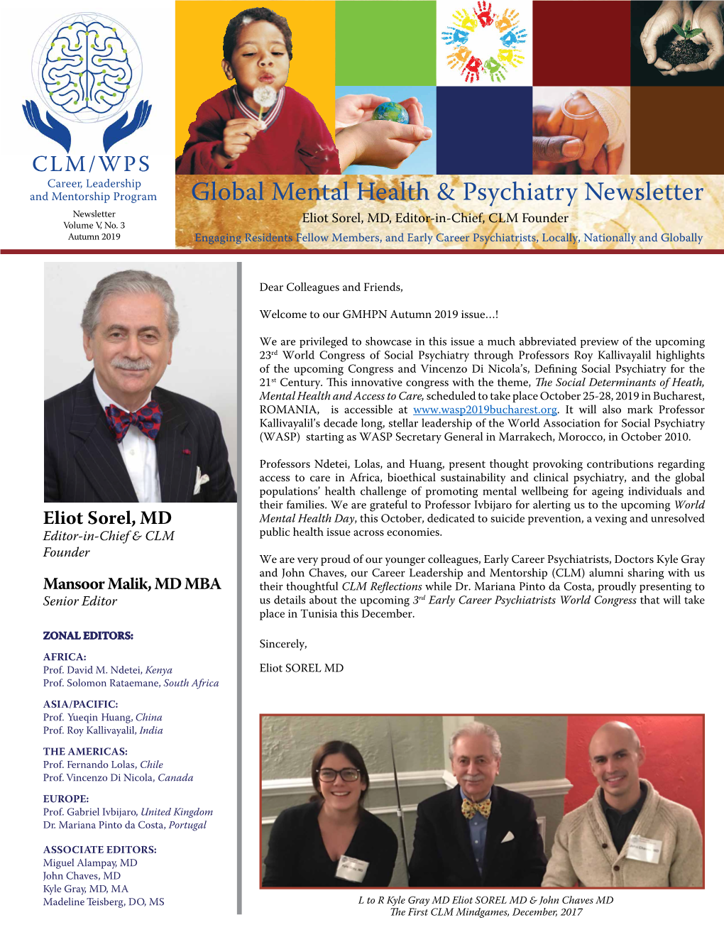 Global Mental Health & Psychiatry Newsletter