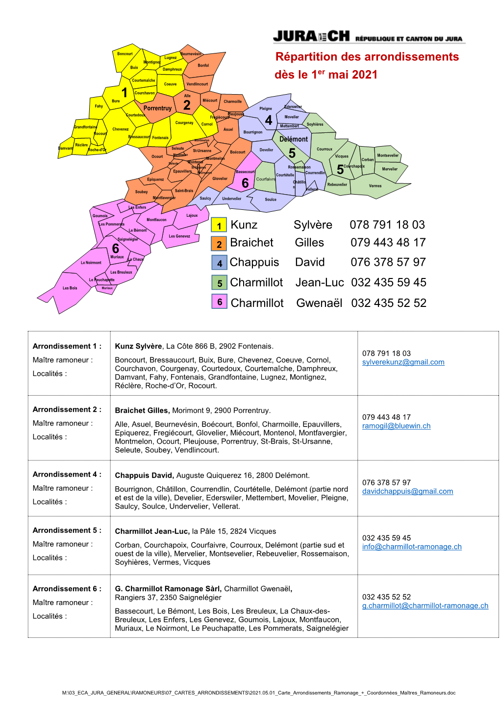 Arrondissements De Ramonage