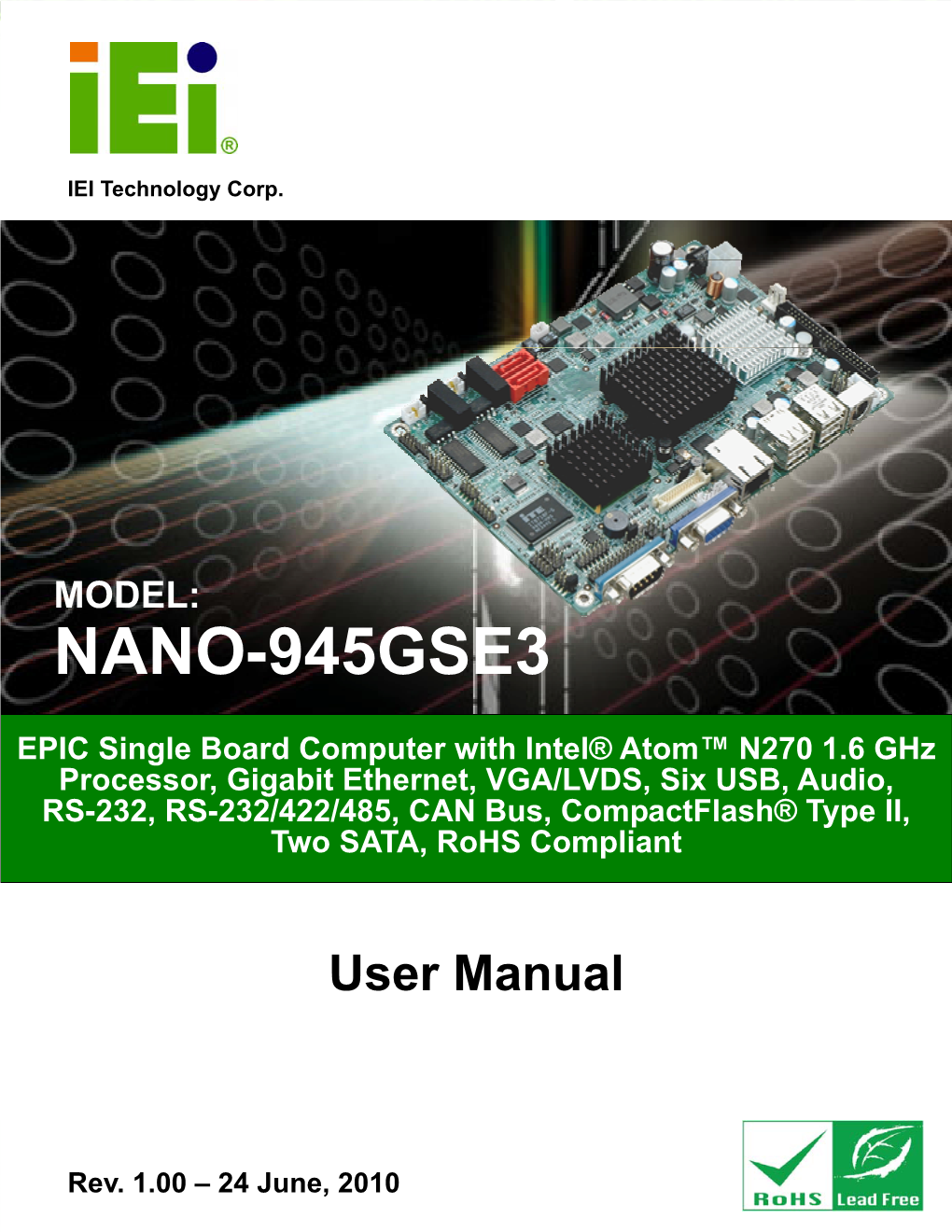 NANO-945GSE3 User Manual