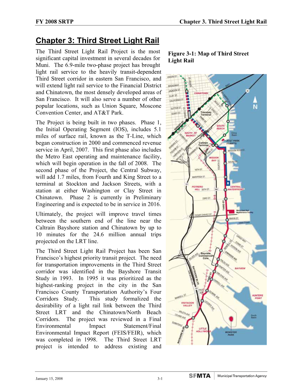 Chapter 3: Third Street Light Rail