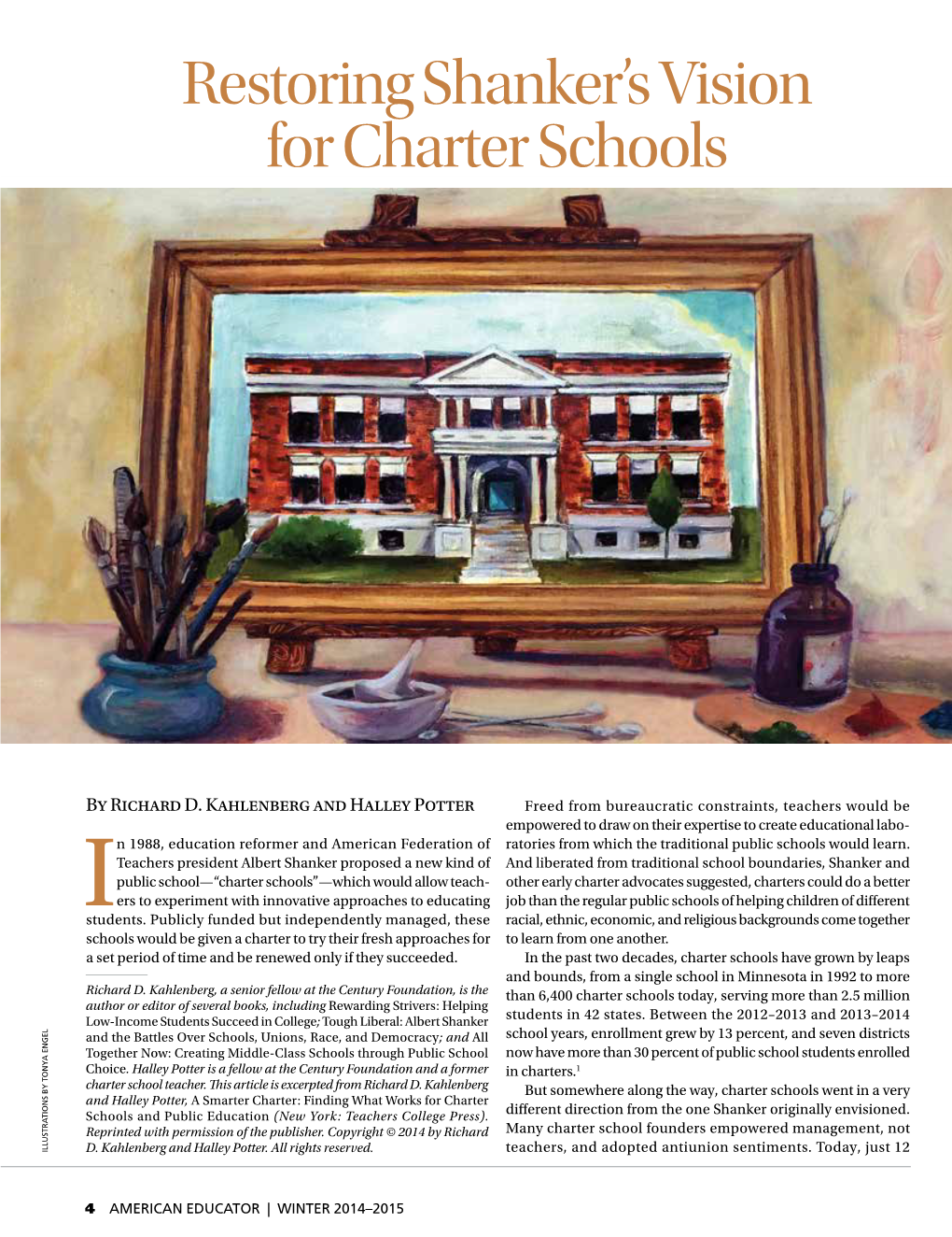 Restoring Shanker's Vision for Charter Schools