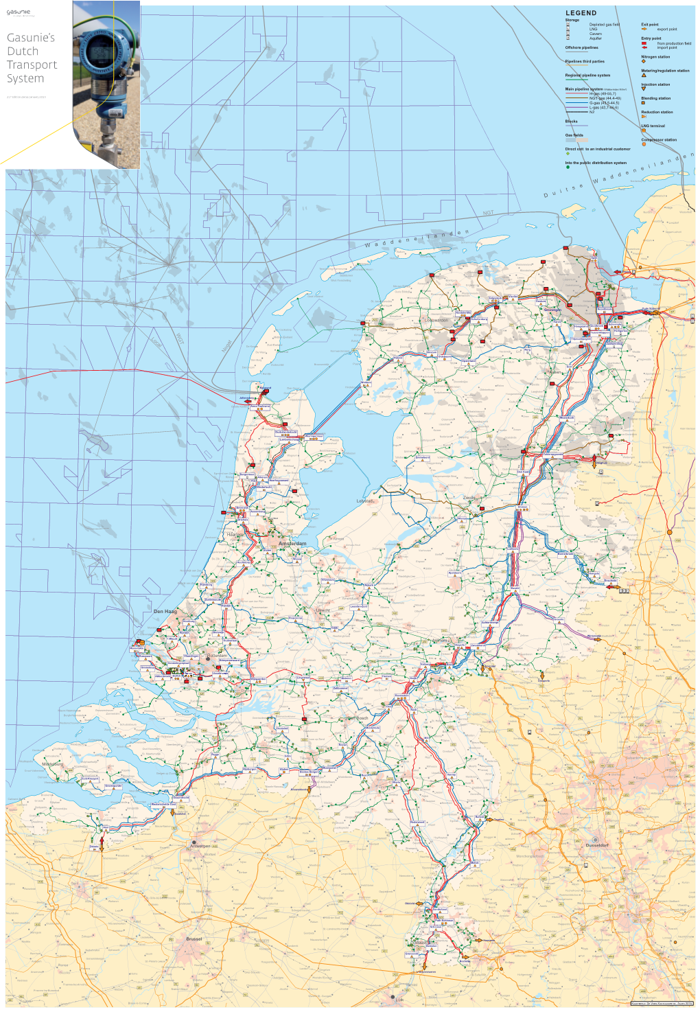 Gasunie's Dutch Transport System