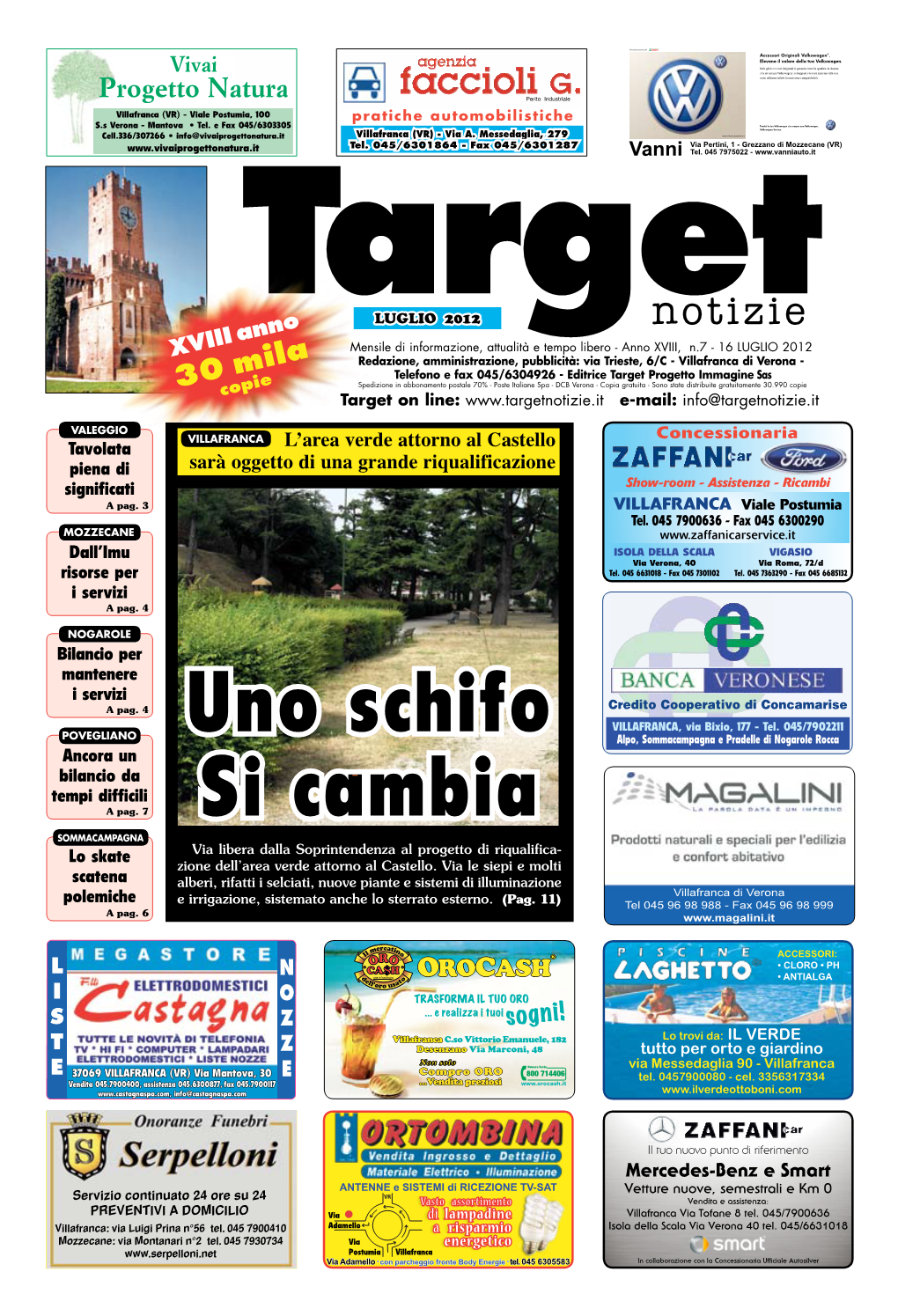 Targetnotizie 07 Luglio 2012