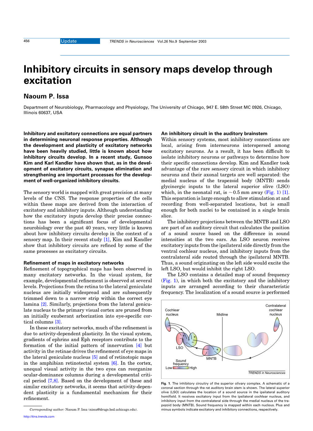 Inhibitory Circuits in Sensory Maps Develop Through Excitation