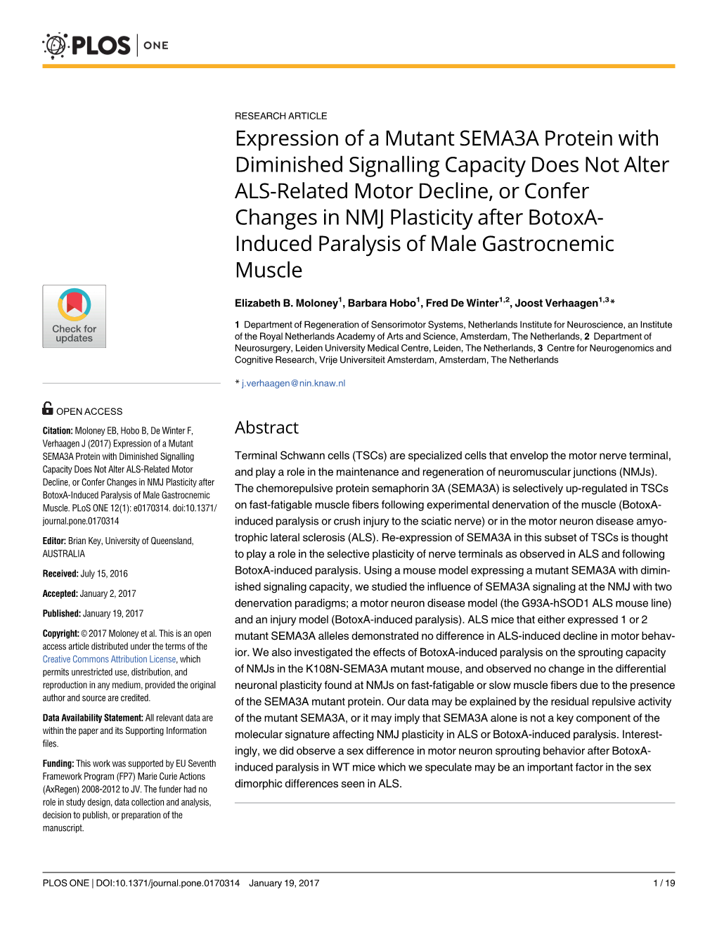 Expression of a Mutant SEMA3A Protein With