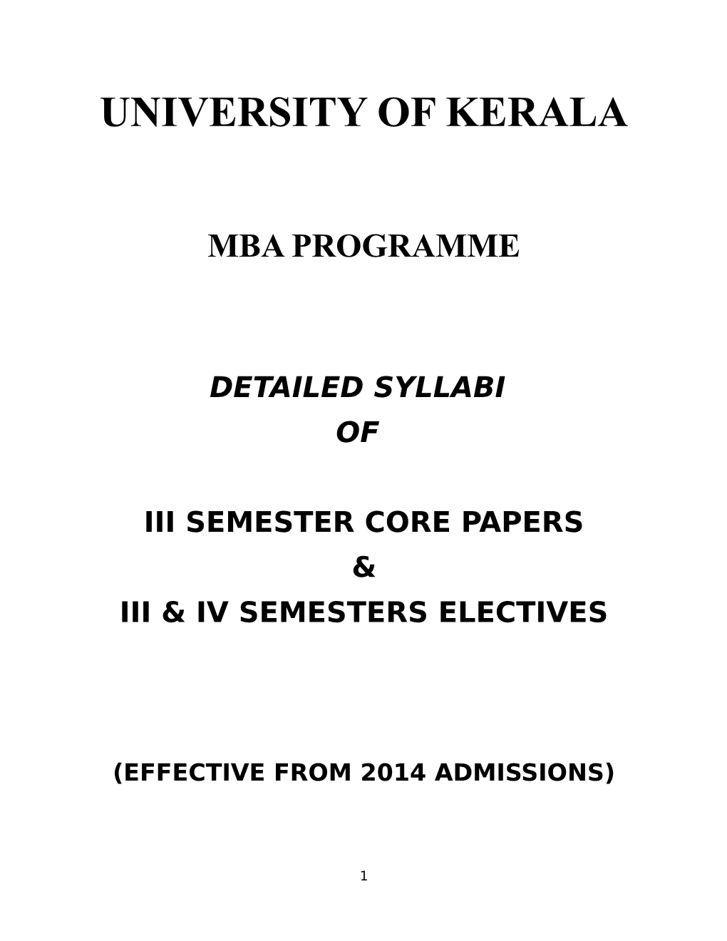 University of Kerala