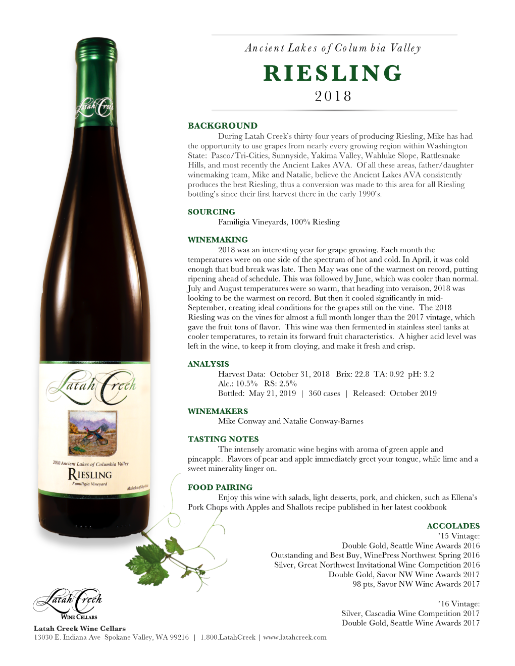 Riesling 2018