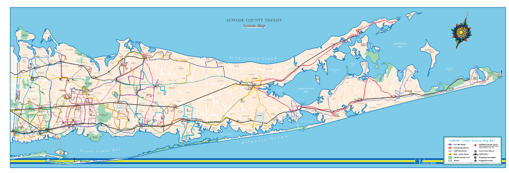 System Map SUFFOLK COUNTY TRANSIT