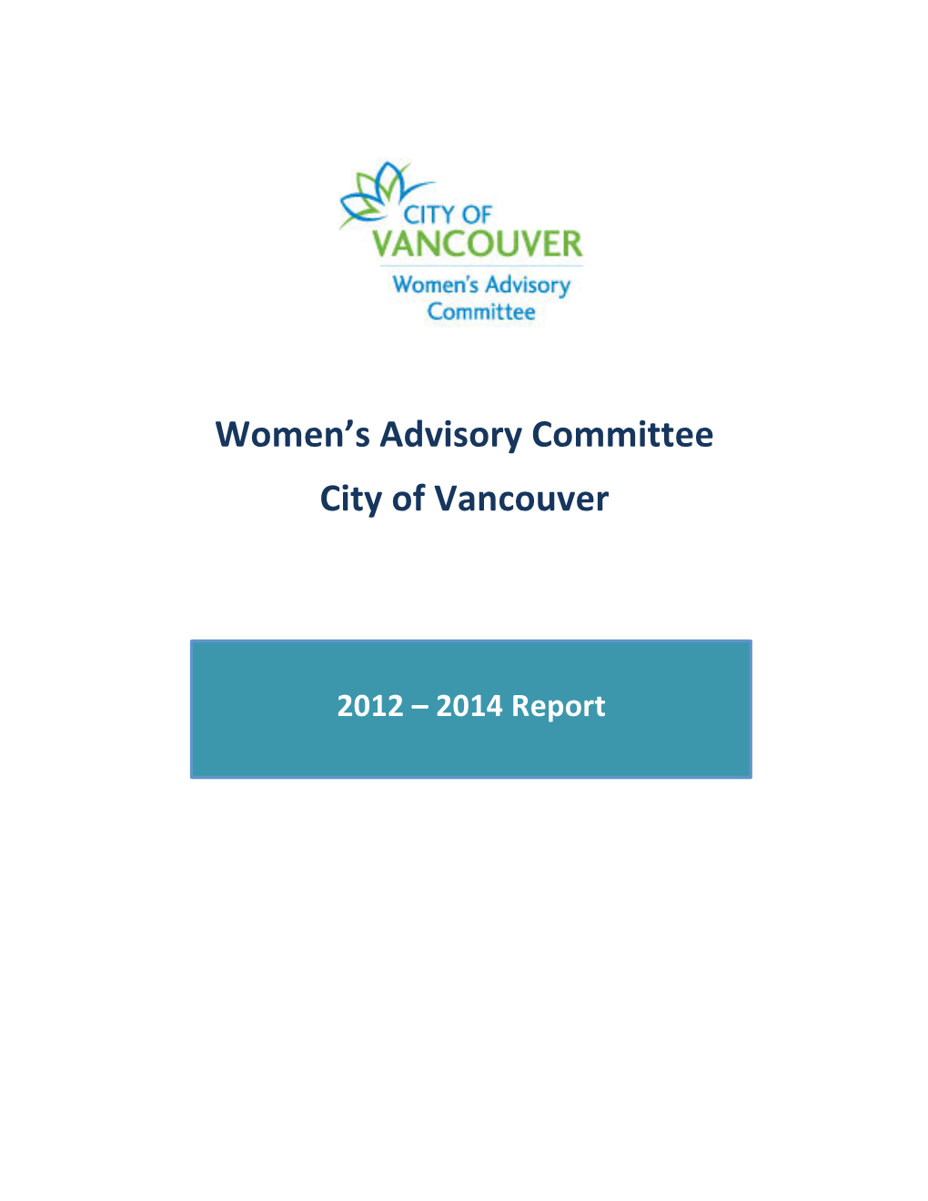 City of Vancouver Women's Advisory Committee