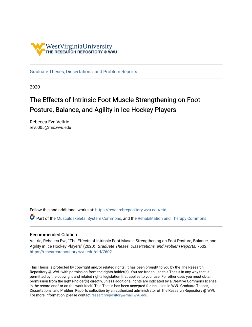 The Effects of Intrinsic Foot Muscle Strengthening on Foot Posture, Balance, and Agility in Ice Hockey Players