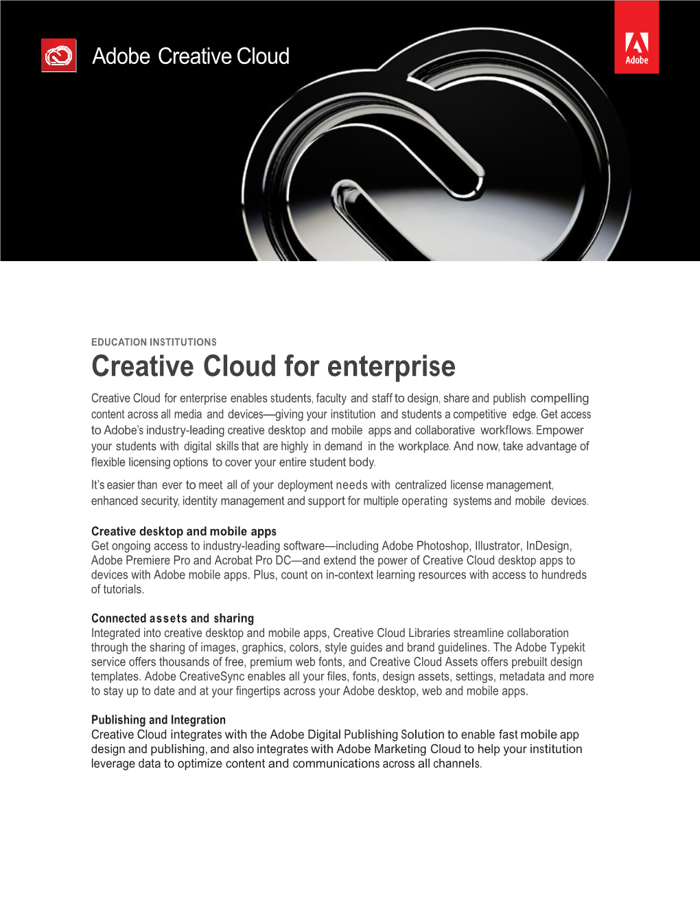 Creative Cloud for Enterprise