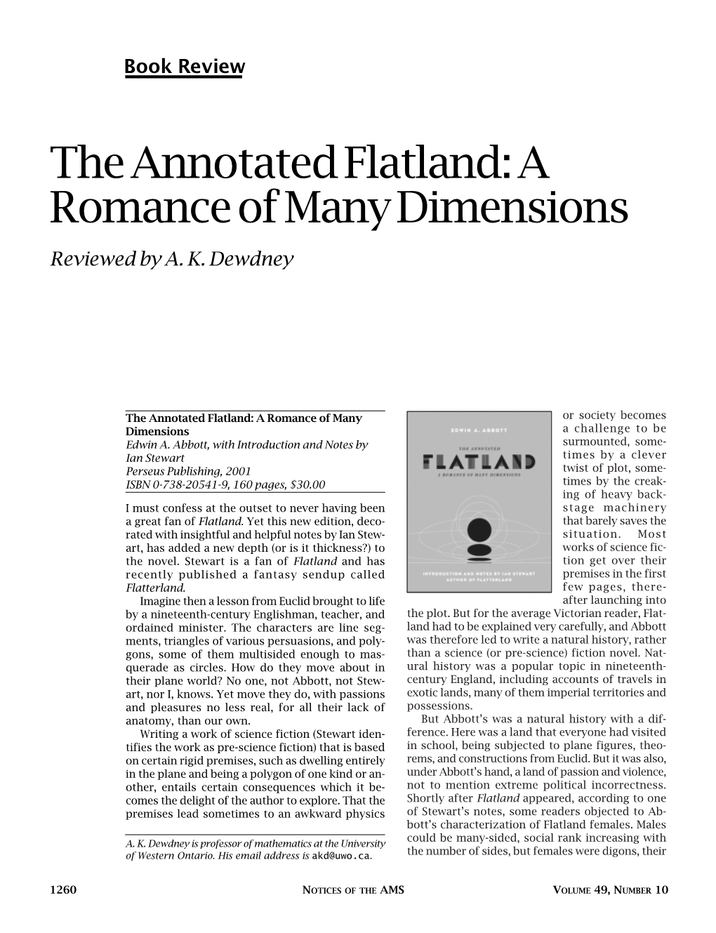 The Annotated Flatland: a Romance of Many Dimensions