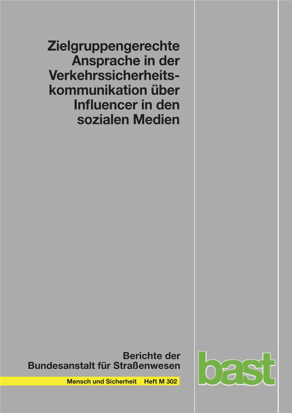 Kommunikation Über Influencer in Den Sozialen Medien Heft M 302