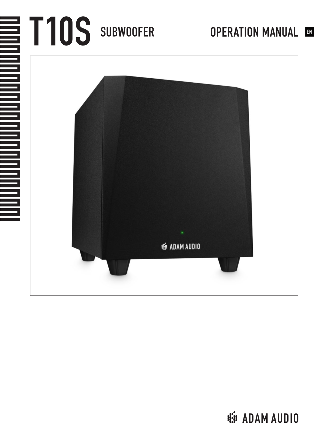 T10S Subwoofer User Manual [English]