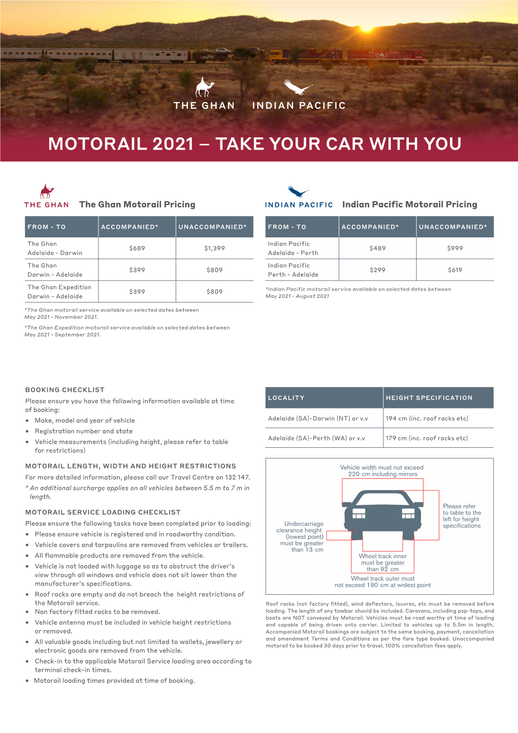 Motorail 2021 – Take Your Car with You