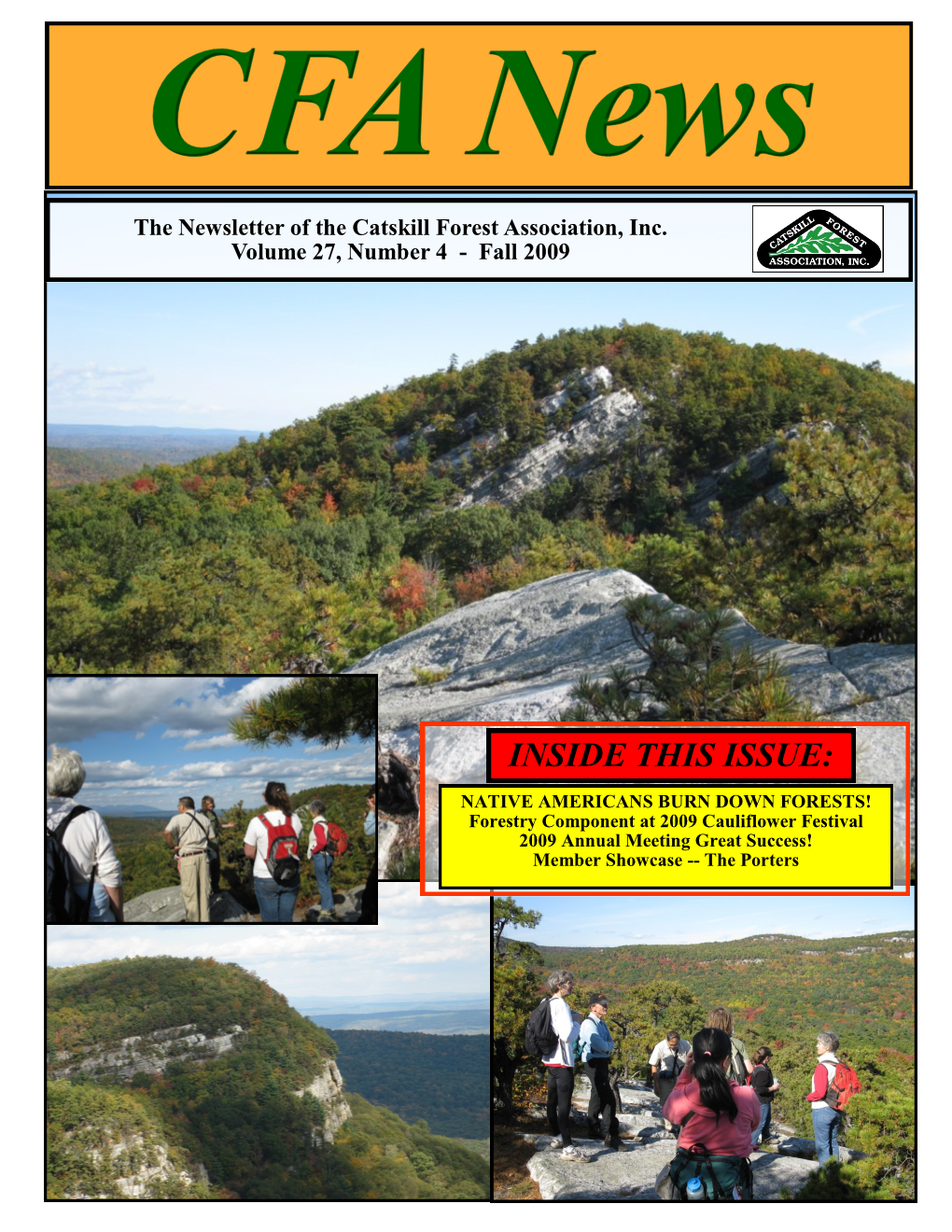 Fall 2009 Newsletter