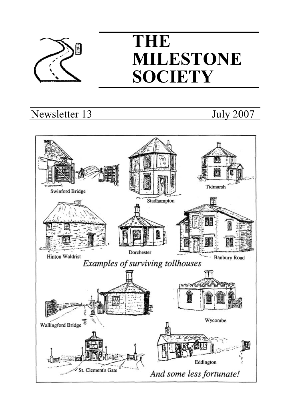 Milestone Society Newsletter 13