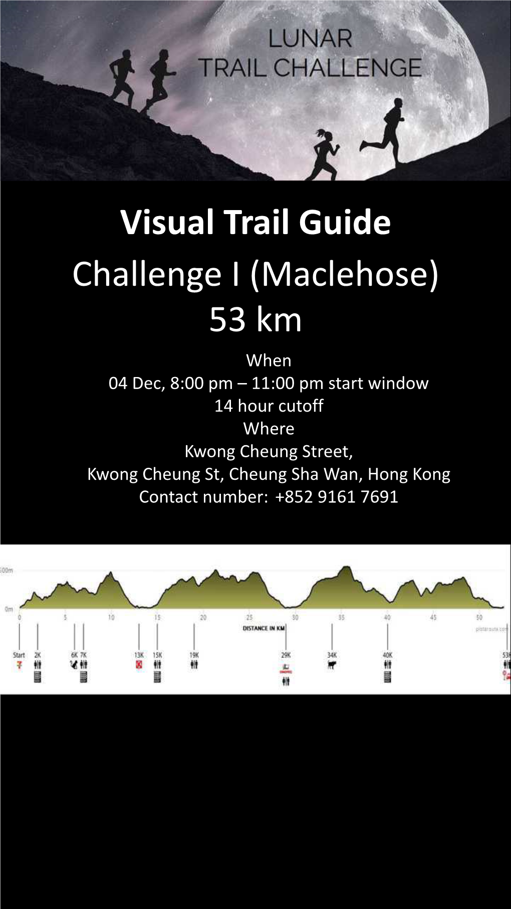 Challenge I (Maclehose) 53 Km Visual Trail Guide