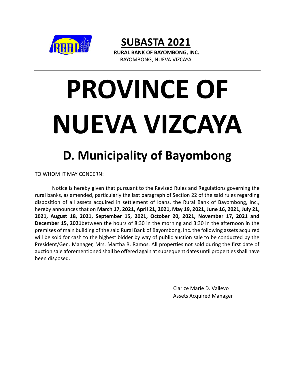 Province of Nueva Vizcaya