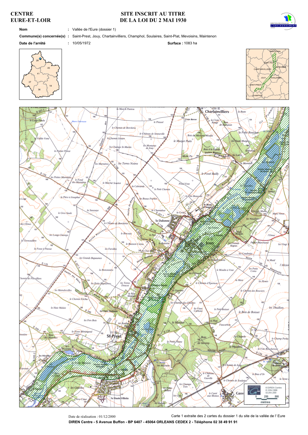 Site Inscrit Au Titre De La Loi Du 2 Mai 1930 Centre Eure-Et-Loir