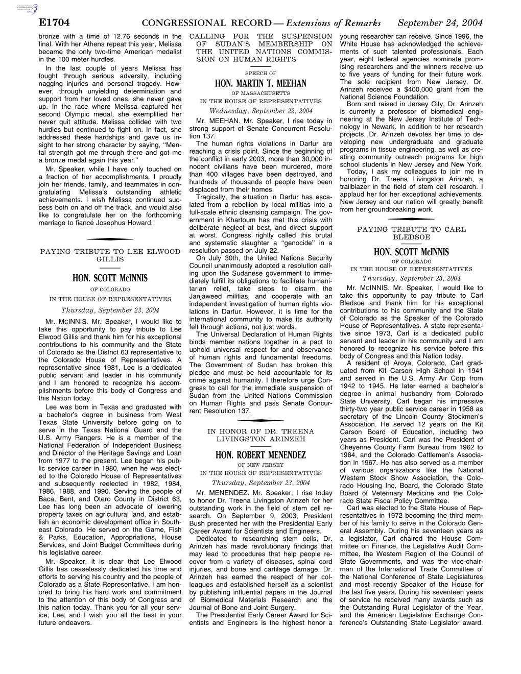 CONGRESSIONAL RECORD— Extensions Of