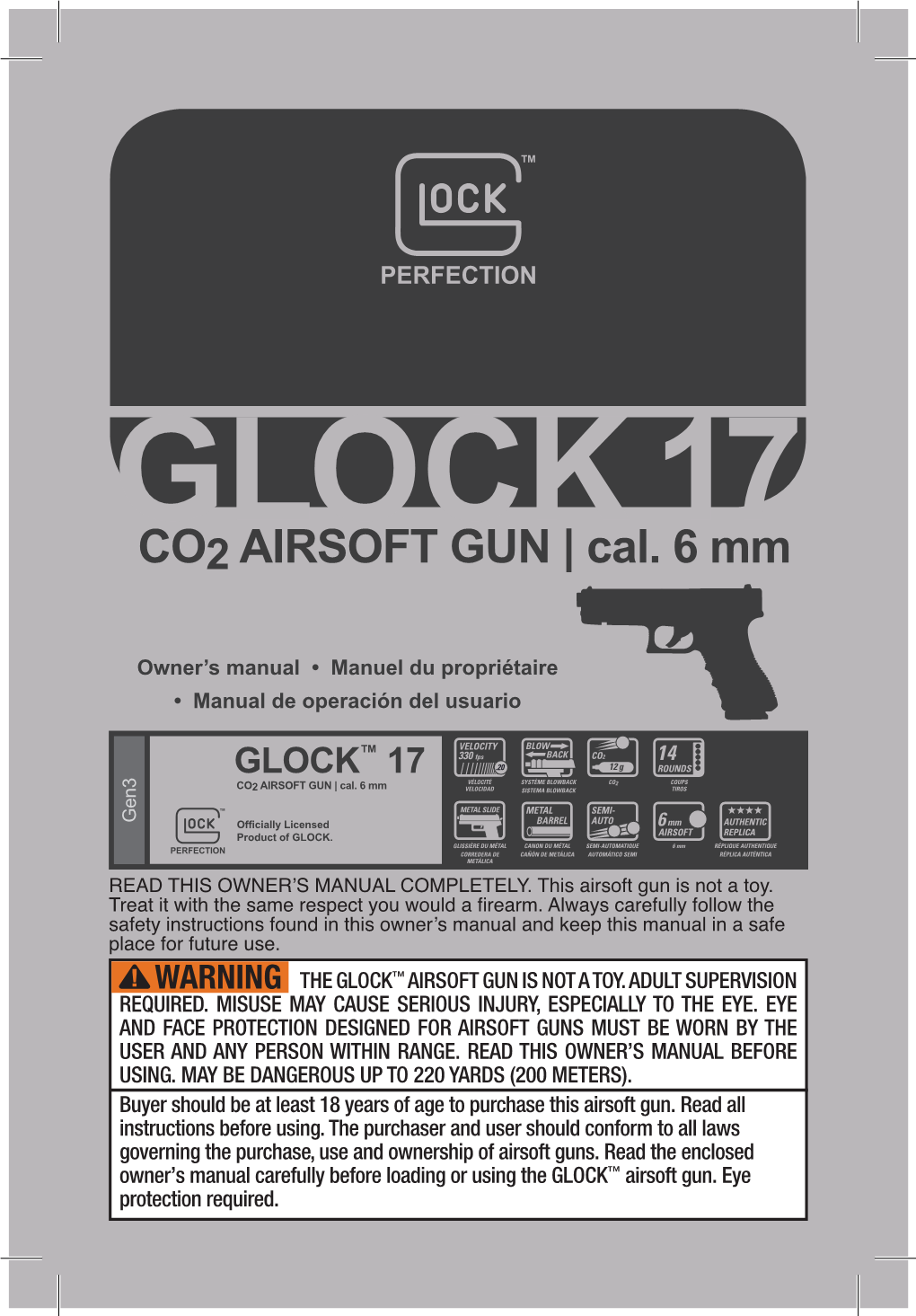 CO2 AIRSOFT GUN | Cal. 6 Mm