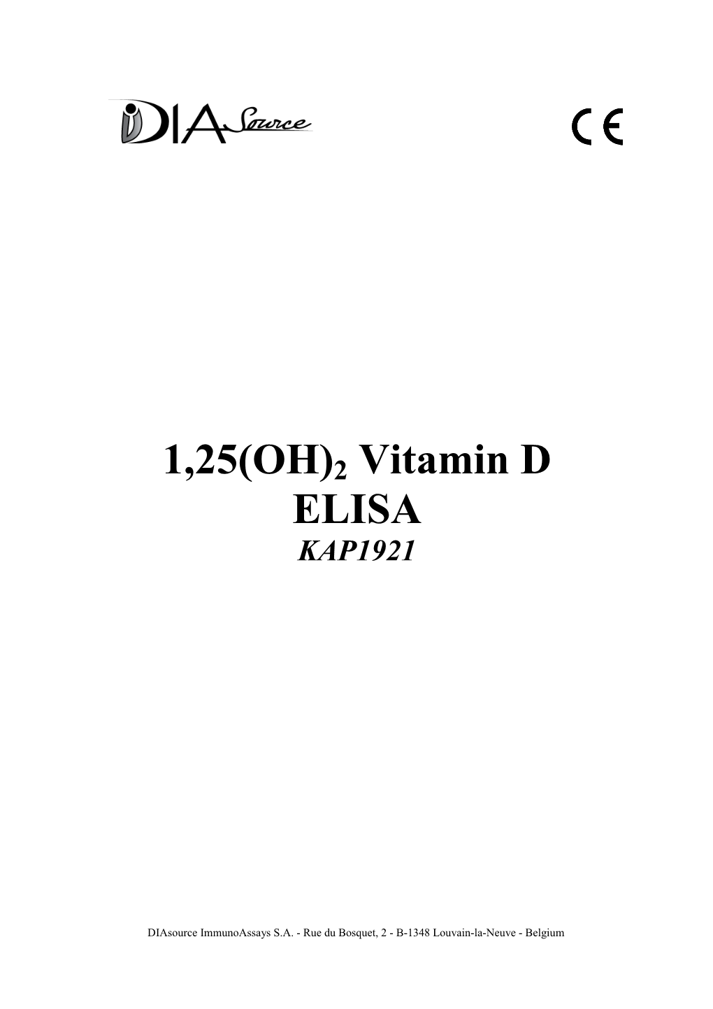 1,25(OH)2 Vitamin D ELISA KAP1921