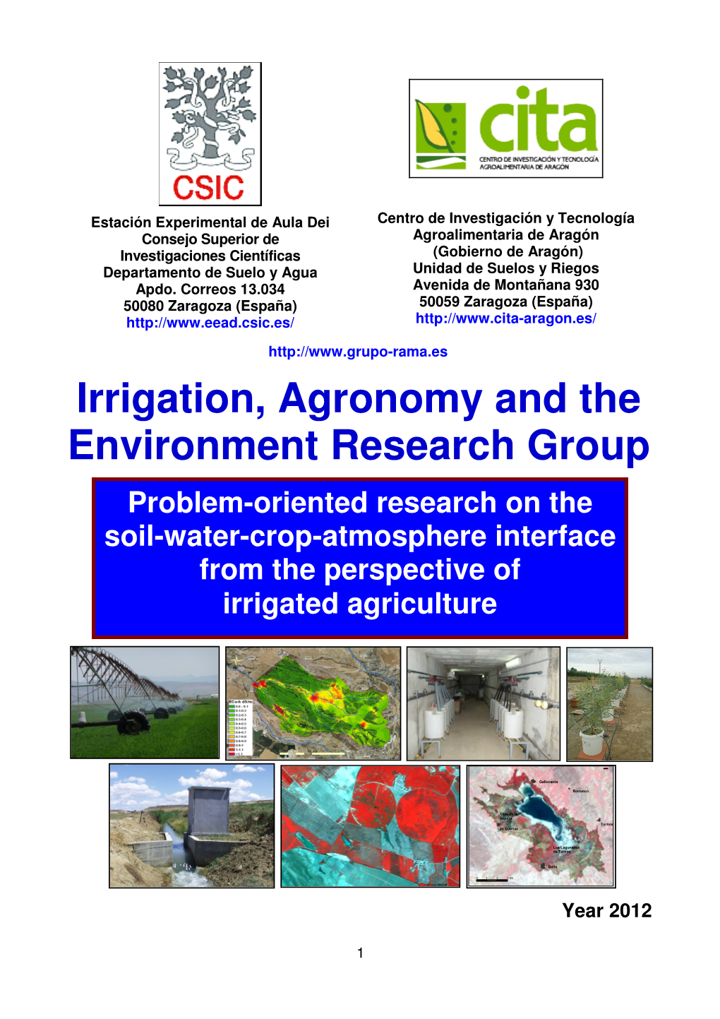 Irrigation, Agronomy and the Environment Research Group