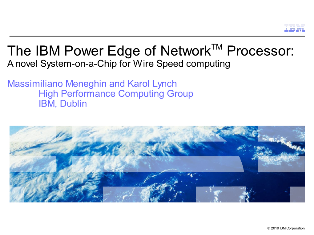 IBM Poweren Processor