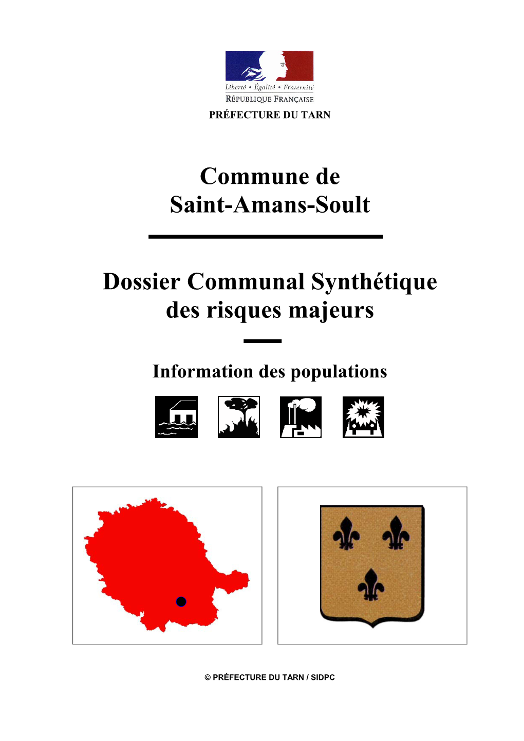 Commune De Saint-Amans-Soult Dossier Communal Synthétique Des Risques Majeurs