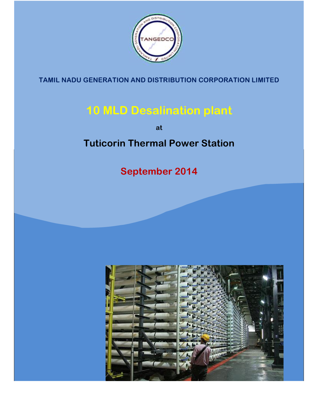 10 MLD Desalination Plant at TTPS Prefeasibility Report