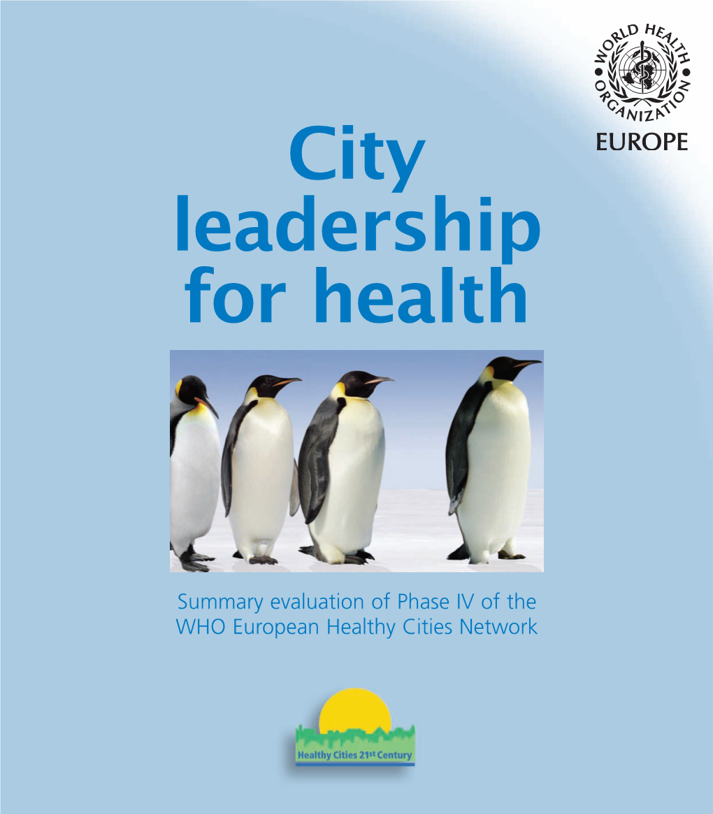 City Leadership for Health