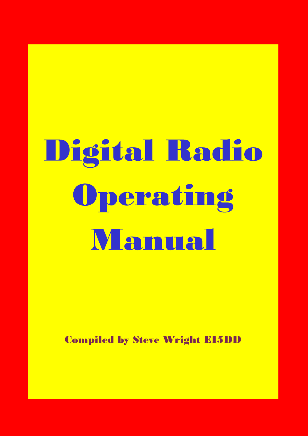 Digital Radio Operating Manual