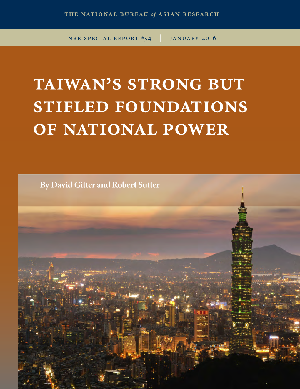 Taiwan's Strong but Stifled Foundations of National Power