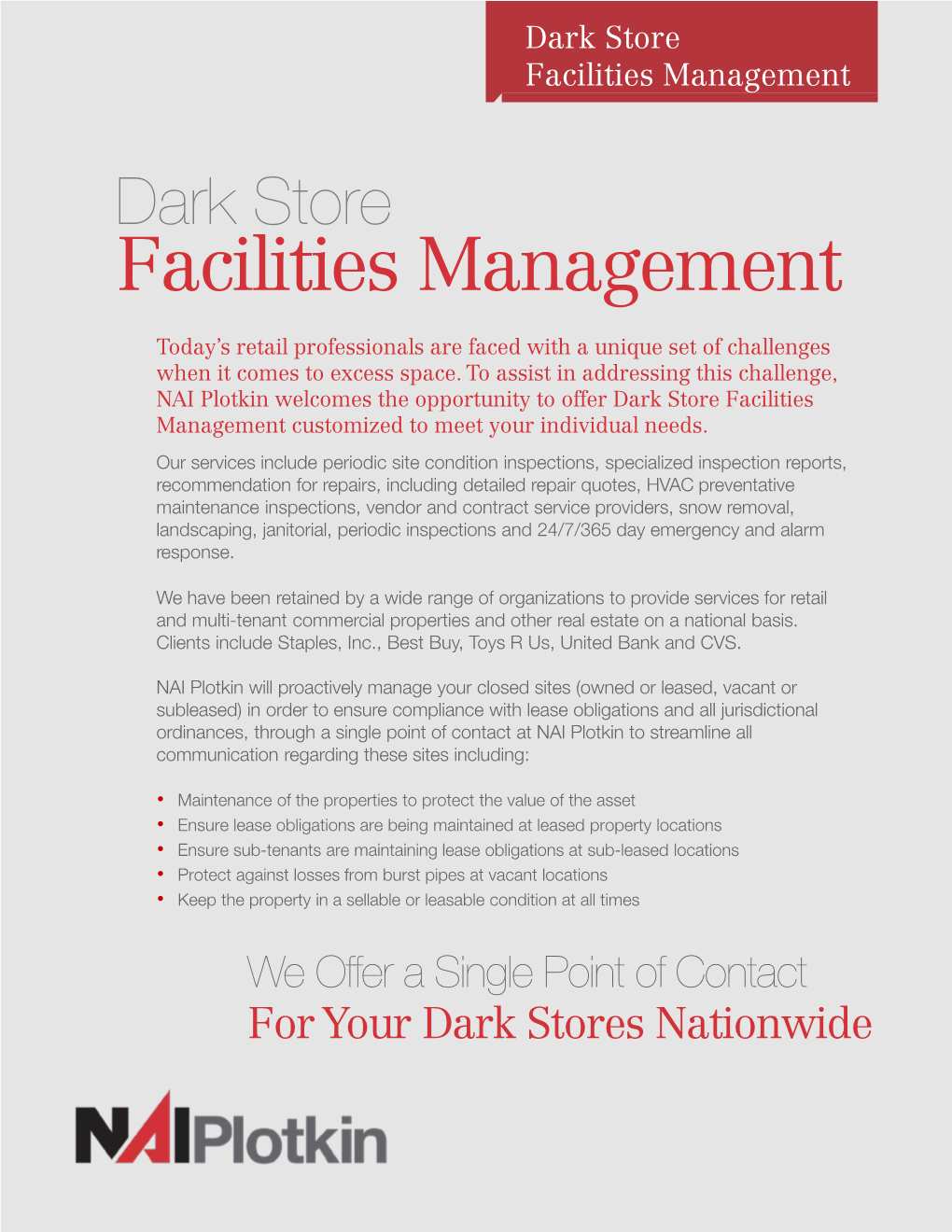 Facilities Management