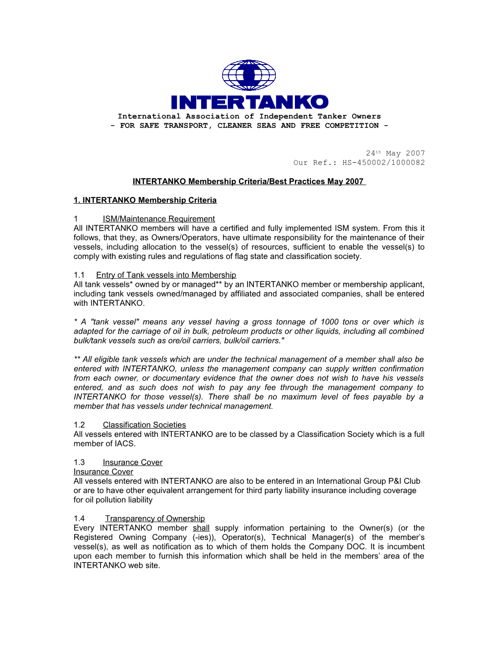 International Association of Independent Tanker Owners s3