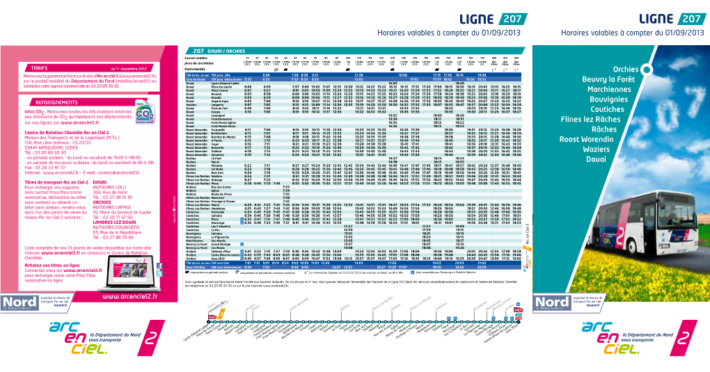 Ligne Ligne Horaires Valables À Compter Du 01/09/2013 Horaires Valables À Compter Du 01/09/2013