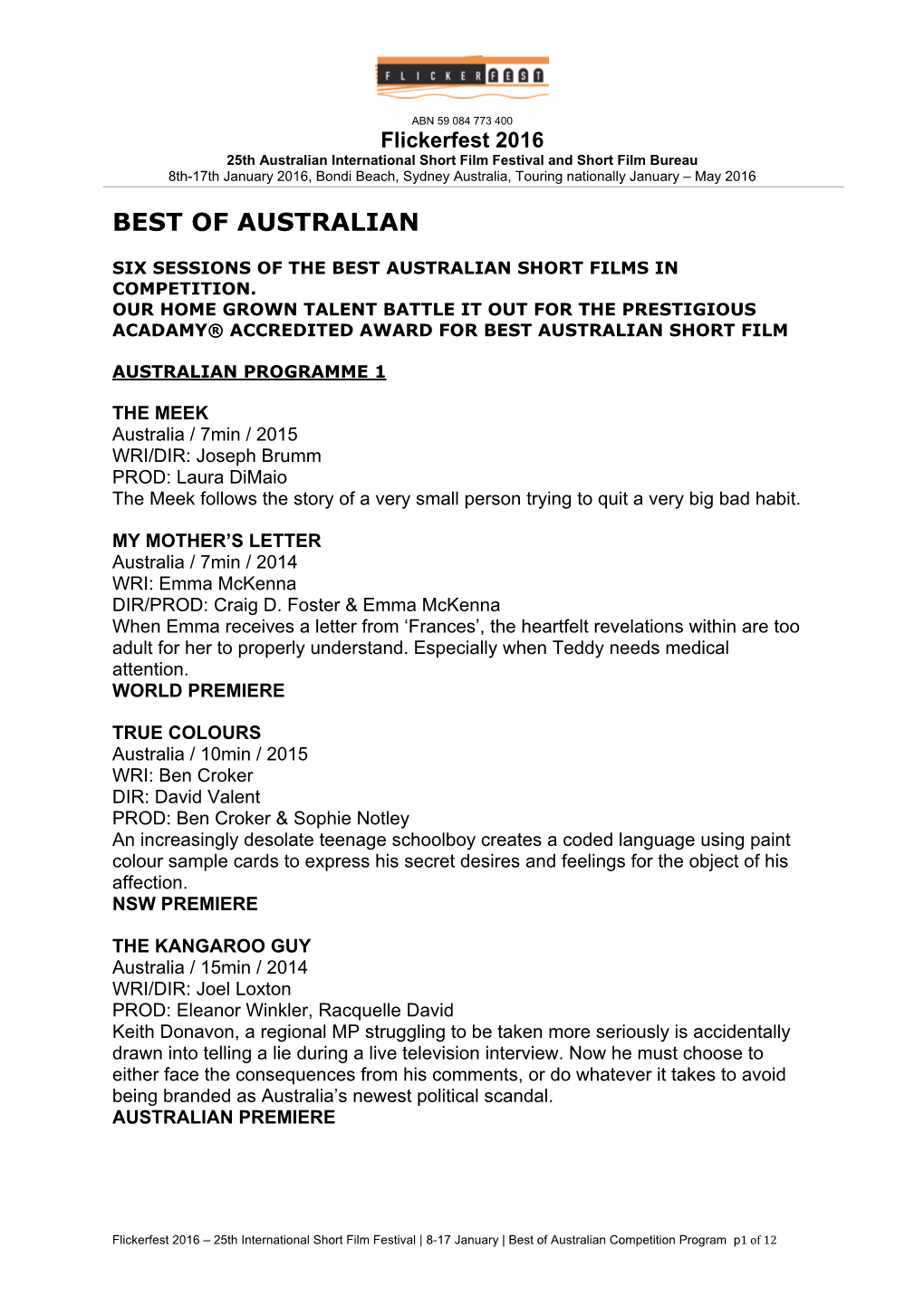 Best of Australian