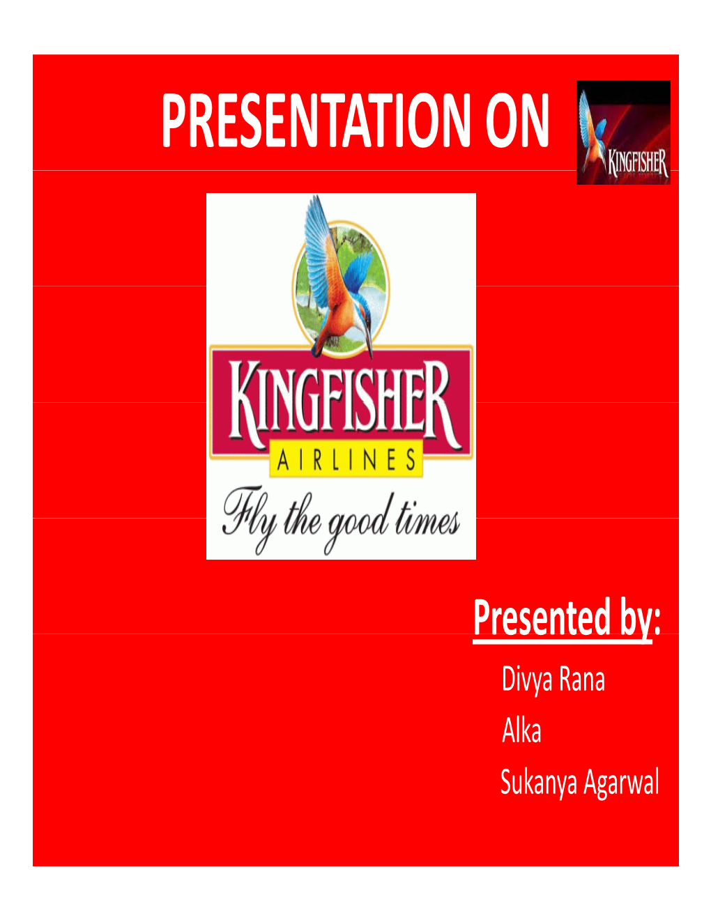 About Kingfisher Airlines