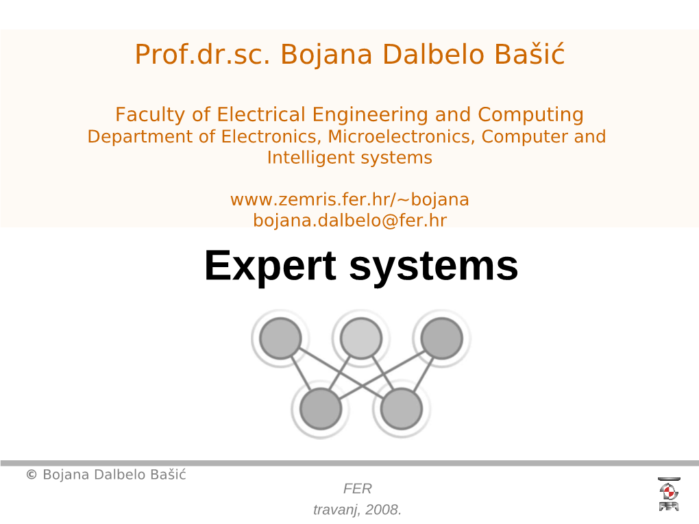 Expert Systems