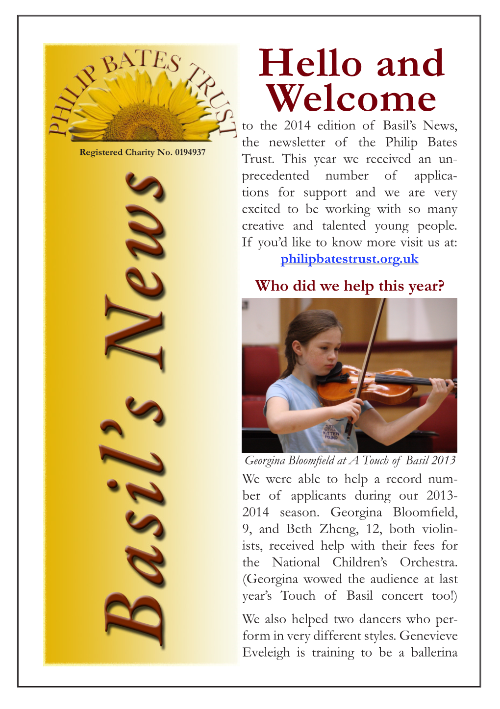 Newsletter 2014