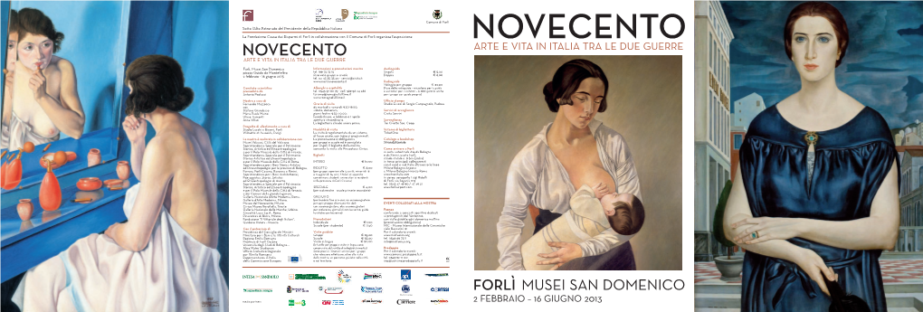 NOVECENTO FOLDER PICCOLO:VOLTA 18-10-2012 9:46 Pagina 1