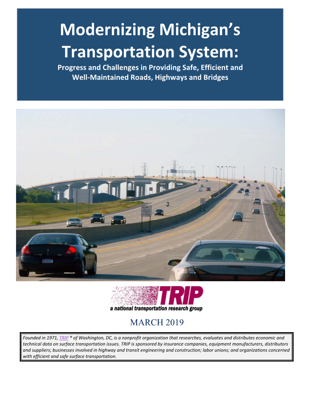 Modernizing Michigan's Transportation System