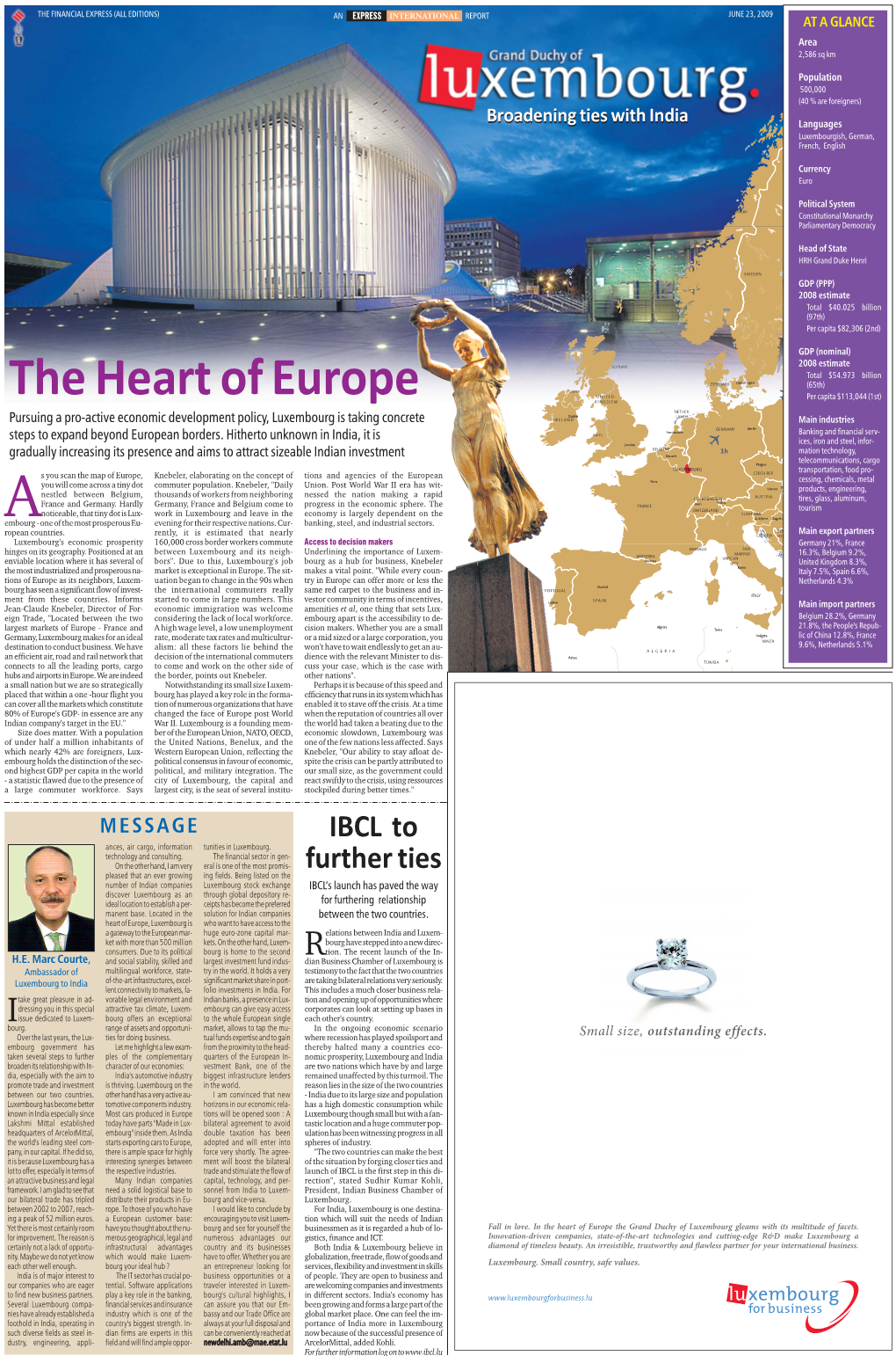 The Heart of Europe ✪ Per Capita $113,044 (1St)