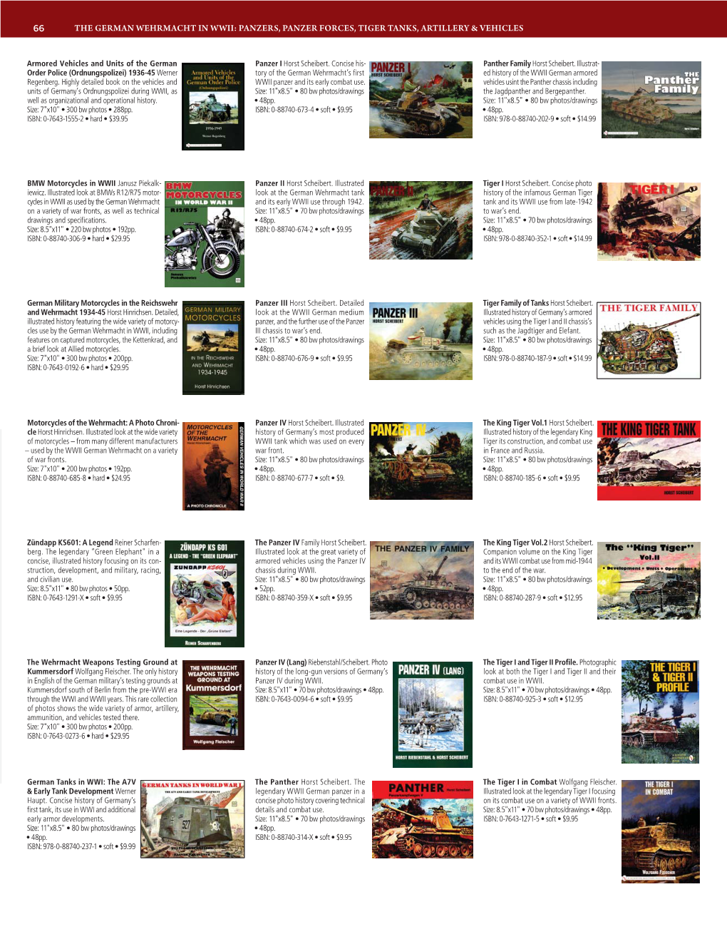 The German Wehrmacht in Wwii: Panzers, Panzer Forces, Tiger Tanks, Artillery & Vehicles