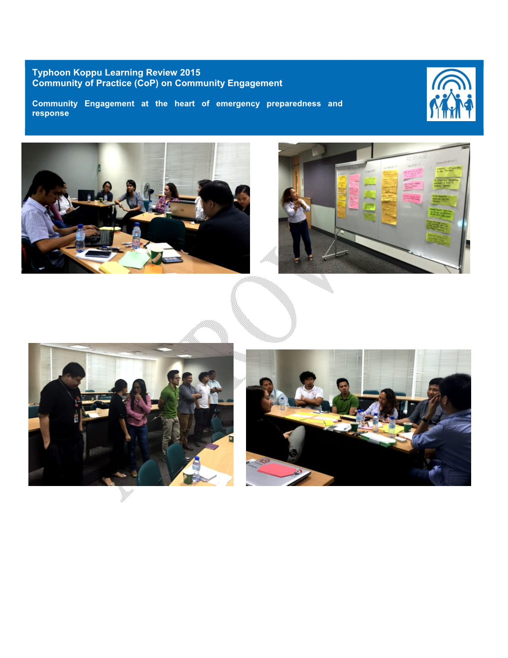 Typhoon Koppu Learning Review 2015 Cop on Community