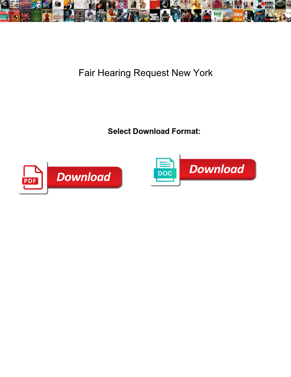 Fair Hearing Request New York