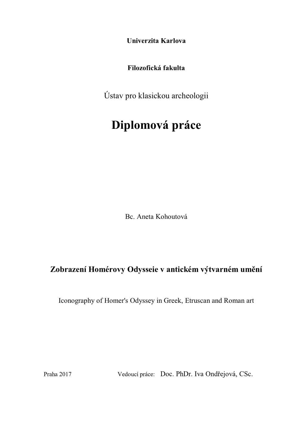 Diplomová Práce