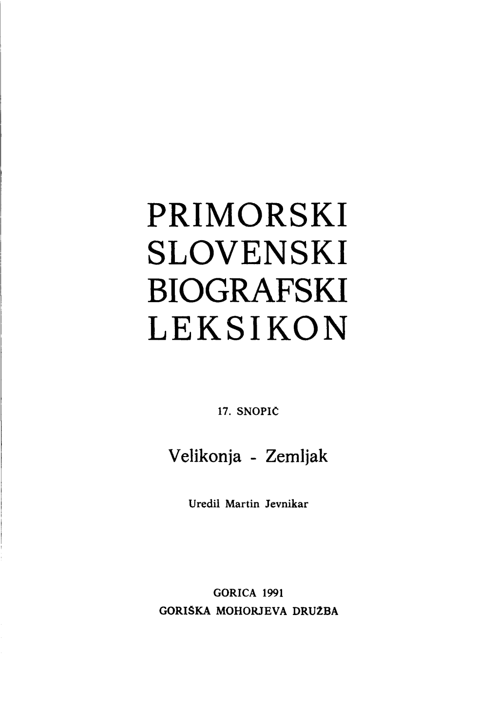 Primorski Slovenski Biografski Leksikon