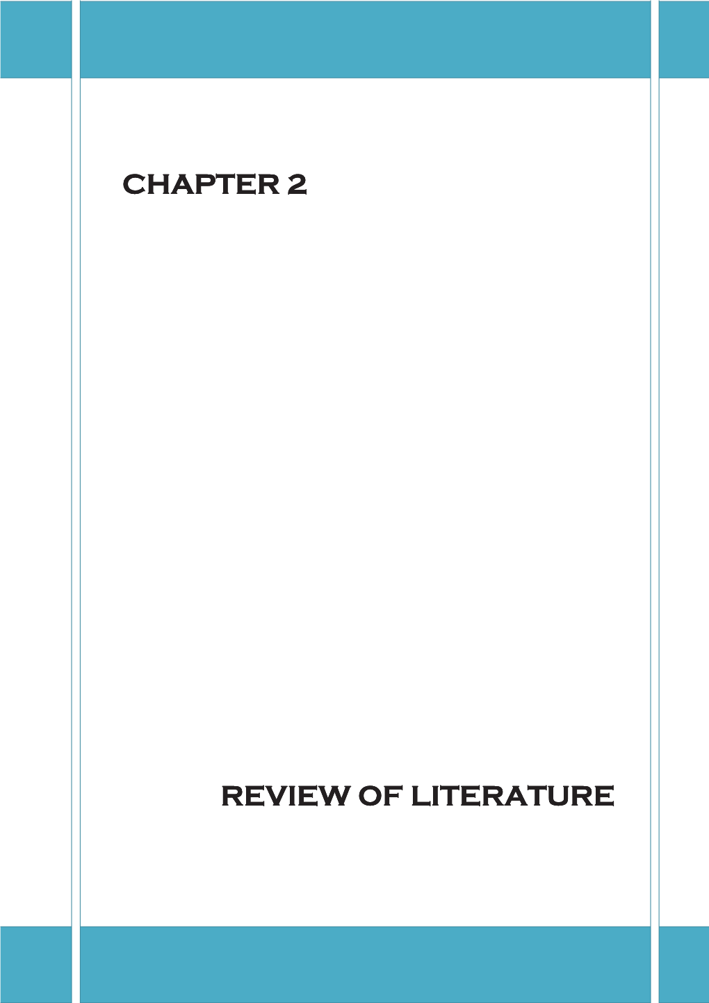Chapter 2 Chapter 2 Review of Literature Review of Literature